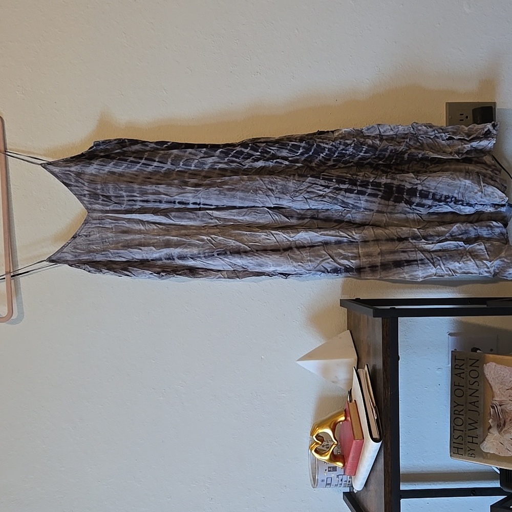 Tie dye midi dress